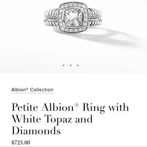 David Yurman petite Albion ring